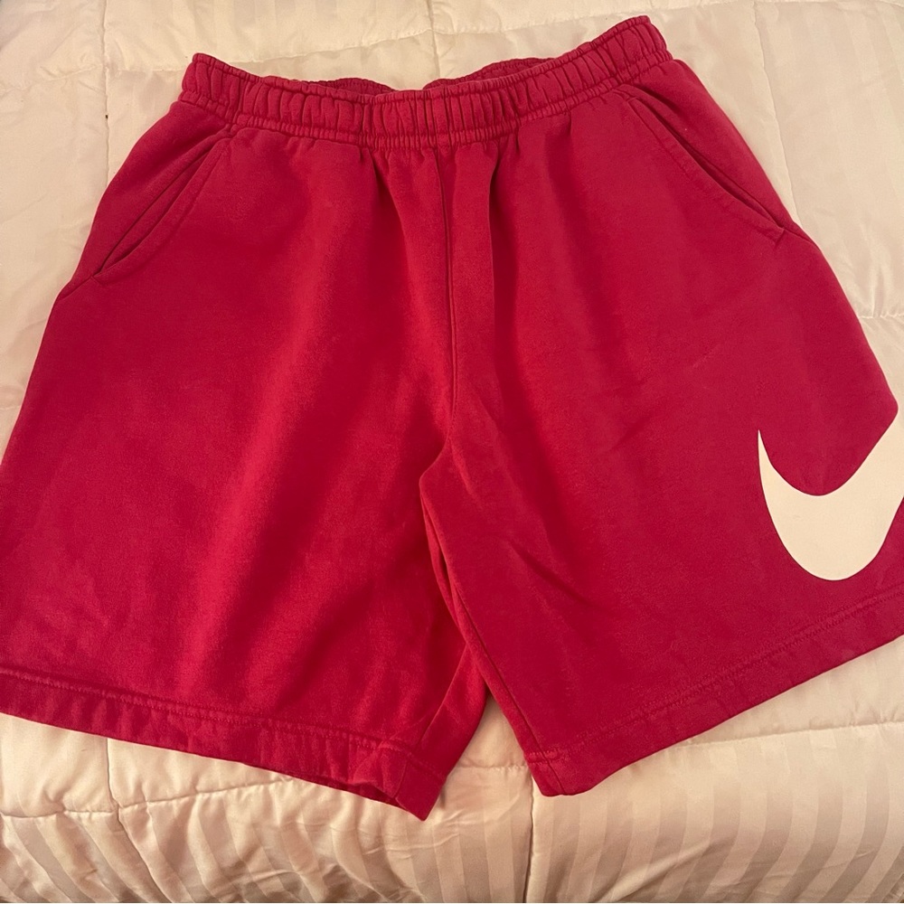 Pink Nike Sweatpants Shorts Women’s Size Large